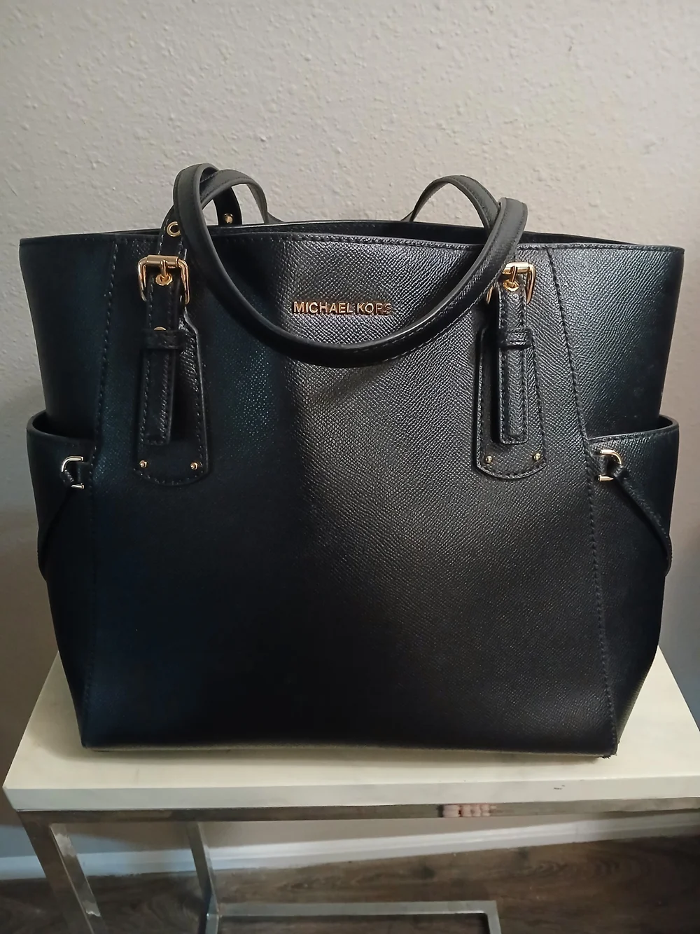Michael Kors Black Saffiano Leather Tote